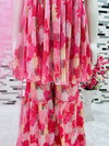 OC 167 Heavy Fox Georgette Printed Sharara Kids Wear Girls Readymade Suits Wholesale Price In Surat
